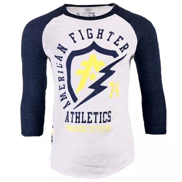 AMERICAN FIGHTER Men's T-Shirt FLASHPOINT RAGLAN A - Picture 2 of 8